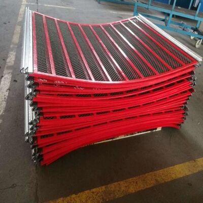 बारीक सामग्री छँटाई के लिए 0.4 मिमी वायर व्यास और 1.2 मिमी-20 मिमी एपर्चर के साथ 65MN स्टील सेल्फ क्लीनिंग वायर मेश