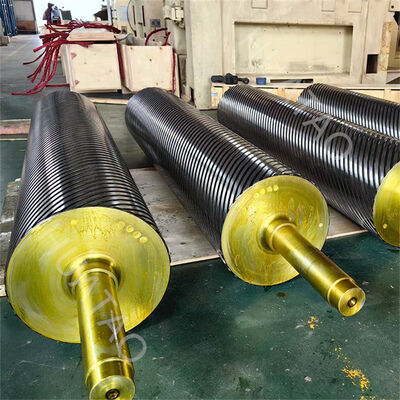 टिकाऊ MDF / HDF / OSB / पार्टिकल बोर्ड / प्लाईवुड बोर्ड सैंडिंग संपर्क स्टील रोलर