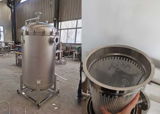 उच्च परिशुद्धता निस्पंदन औद्योगिक फास्ट ओपन बैग फ़िल्टर