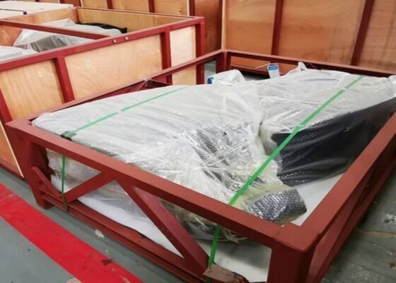 लंबे समय तक काम करने वाले जीवन और गर्मी से इलाज की गई सतह के साथ बॉल मिल के लिए उच्च घर्षण प्रतिरोधी रबर अस्तर