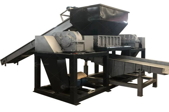 एमएसडब्ल्यू प्रसंस्करण के लिए 30kW×2 डुअल मोटर स्क्रैडर मशीन
