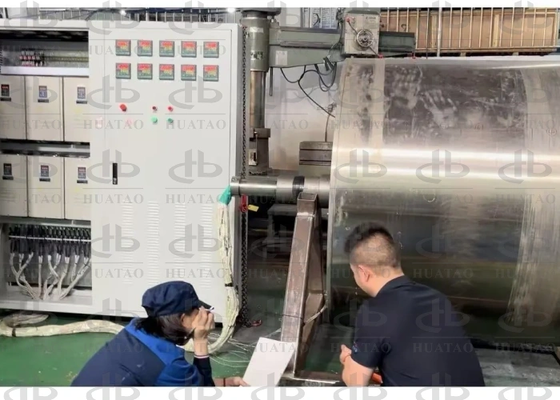 लिथियम पार्ट्स और नॉनवॉवन हॉट प्रेस के लिए पूरी लंबाई का समान हीट स्प्रेड इंडक्शन हीटिंग रोलर