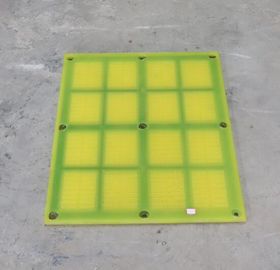 Polyurethane हिल स्क्रीन जाल ठीक स्क्रीन रीसायकल मशीन के लिए स्क्रीन पैनल