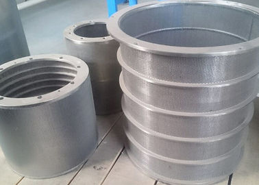 स्क्रीनिंग के लिए स्लेटेड वेज या होल टाइप के साथ प्रेशर स्क्रीन बास्केट