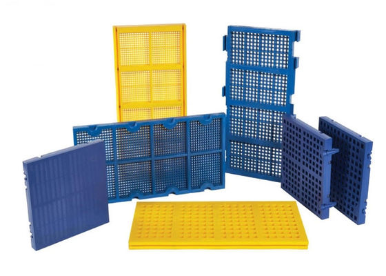 कोयले के लिए 305x305 मिमी डीवाटरिंग पु स्क्रीन मेष